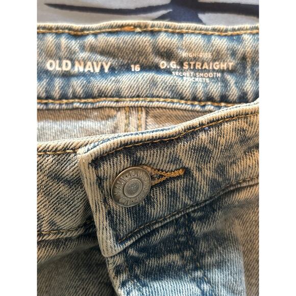 NWT Old Navy Women's Plus Size Denim Shorts O.G. Straight Size 16 - Picture 4 of 5